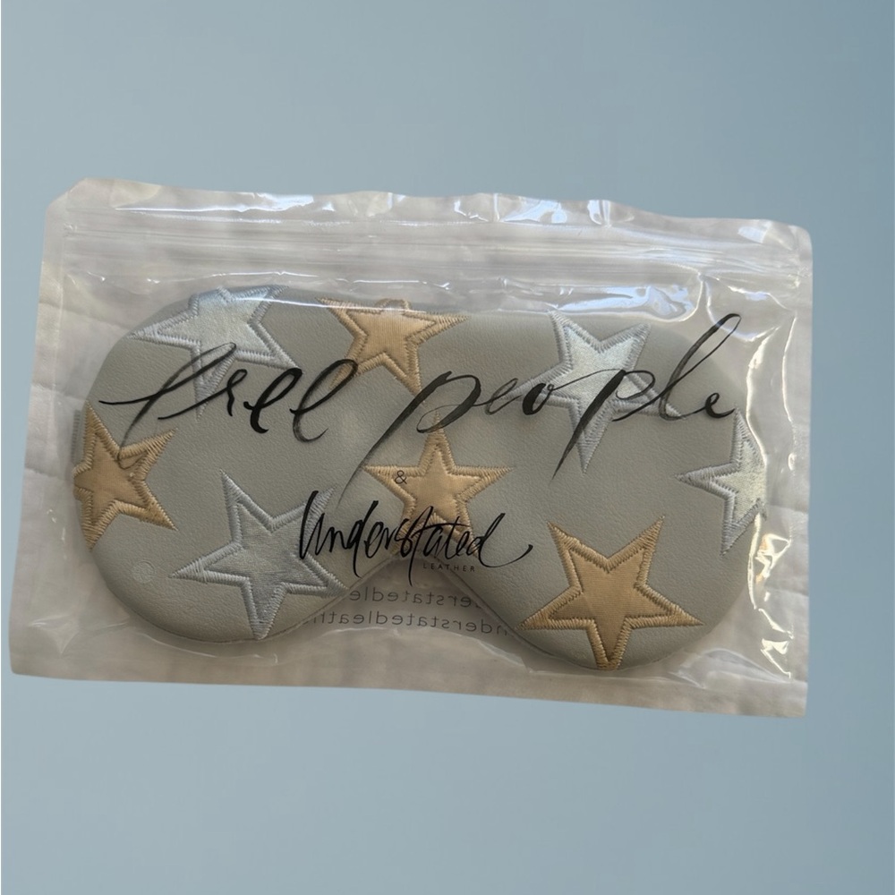 Understated Leather &Free People Star Eye Mask NWOT